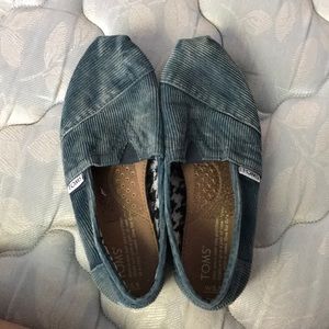 Blue Corduroy Toms